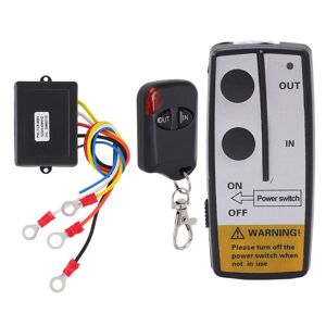 DQ-Car-N Wireless Winch Remote Control Kit with Receiver 12V 24V 75ft Long Range Universal Accessory