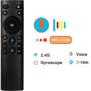 YJMP Q5 Bluetooth 2.4GHz Wireless Voice Remote Control Air Mouse 3 Axis Gyroscope Controller With USB Receiver For Computer Smart TV Android Box