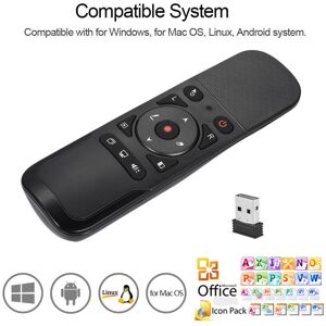 TOMTOP JMS 2.4G Wireless Remote Control Air Mouse Laser Pointer 6 Gxes Gyroscope Presenter for PPT Presentation