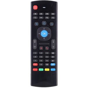 HOD Health&Home Mx3 Portable 2.4G Wireless Remote Control Keyboard Controller Air Mouse For Smart Tv Android Box Mini Pc Htpc Black