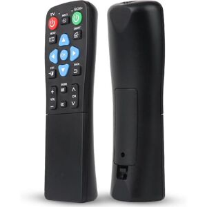 91420583MAC3BLB418 Universal Big Button Remote for Seniors, Elderly, 2-Device Control - Learning Functions, Use for TV, Streaming Box, Soundbar Audio Recevier,