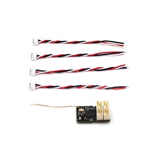 TOMTOP JMS FLYSKY FS-R4M Receiver 2.4GHz 4 Channels Remote Control Receiver with Single Antenna PWM Output for