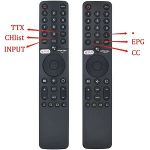 smart remote New XMRM-19 Bluetooth Voice Remote Control for Xiaomi MI P1 Q1 TV L32M6-6AEU L43M6-6AEU L55M6-6AEU L75M6-ESG 360° L55M6-6AEU L75M6-ESG / MI TV