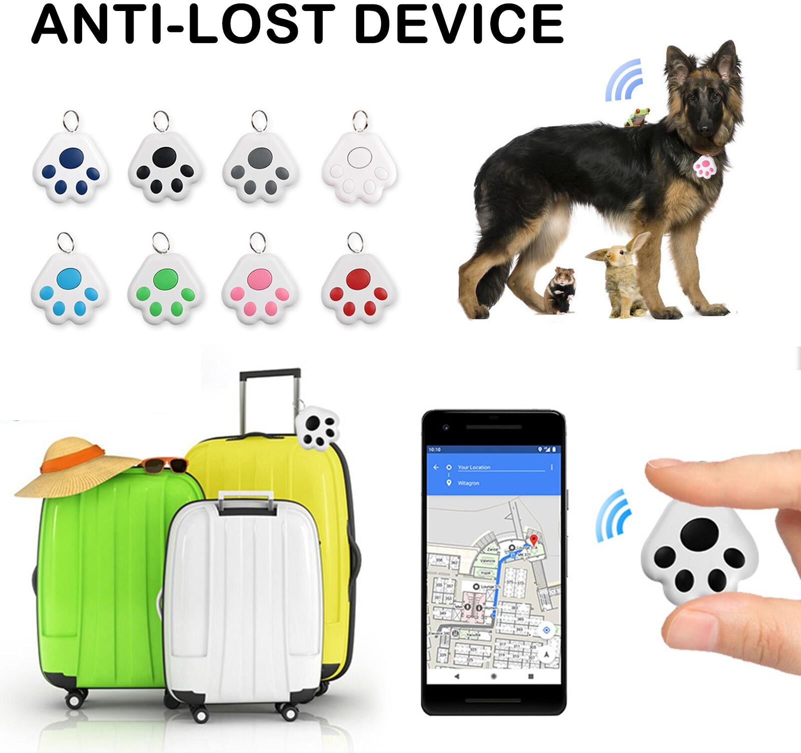 Laila Electronic Accessories Portable Bluetooth Smart Wireless Finder Locator 4 Tracker Alarm Anti-Lost