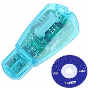 OZZZO Blue Usb Sim Card Reader