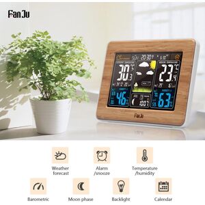 TOMTOP JMS FanJu FJ3365 Color Weather Station Indoor/Outdoor Wireless Temperature Humidity Barometer