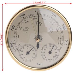 Pale Blue Mounted Wall Household Barometer Thermometer Hygrometer Weather Station Hanging