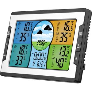 TOMTOP JMS Digital Weather Station with 3 Remote Sensors 328ft/ 100m Indoor Outdoor Temperature Humidity