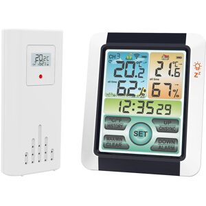 TOMTOP JMS Wireless Indoor Outdoor Hygrometer Thermometer Temperature Humidity Display Monitor Digital Weather