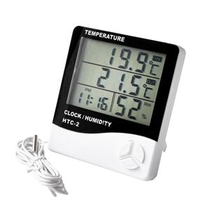 Home Decor Digital Hygrometer Temperature Sensor Thermometer Electronic Humidity Meter AU
