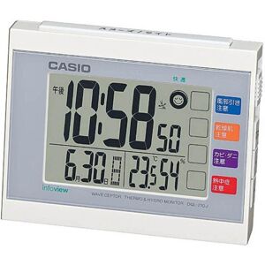 CASIO alarm clock [wave ceptor  wave scepter ] white DQL210J7JF [digital automatic radio reception function available]