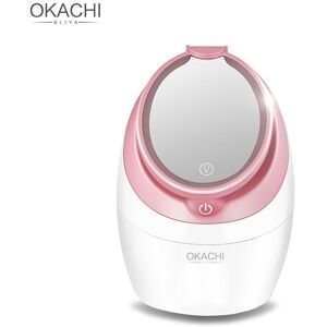 Professional Nano Ionic Face Steamer For Face Beauty Salon Personal Sauna SPA Mini Face Sprayer With Mirror Light OKACHI GLIYA