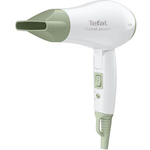 Tefal HV1721 Ultra Compact Travel Mini Hair Dryer Powerful Fast 2-Speed 1200W White