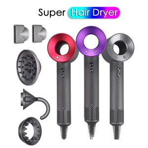 Axial New Professional Hair Dryer With Flyaway Attachment Negative Ionic Premium HD08 Hair Dryers Multifunction Salon Style Tool