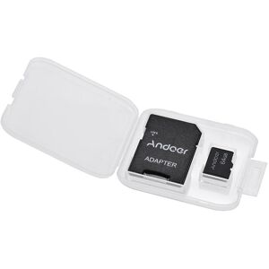 Andoer 64GB Class 10 Memory Card TF Card + TF Card Adapter for Camera Car Camera Cell Phone Table