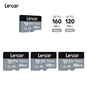 Lexar Professional 1066x 4K Cameras Drones Full-HD and 4K UHD Video  64/128/256GB TF Memory Card