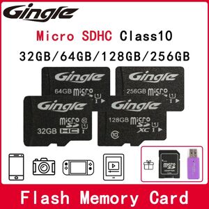Kingston Micro SD TF 32GB 64GB/128GB/256GB Class 10 Micro SDHC Flash Memory Card with Adapter for Vehicle Data Recorder Camera Smartphone Game-C10,U1