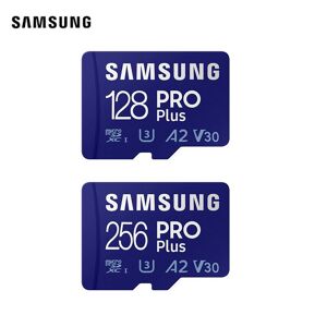 Samsung PRO Plus 160MB/s Read  120MB/s Write speed  Class 10 / U3  4K UHD  Micro Memory Cards