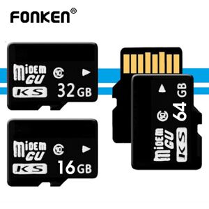 Fonken Micro SD TF Card 8G 16G 32GB Memory High Speed Vehicle Traveling Data Recorder TF Phone Millet Camera Cards