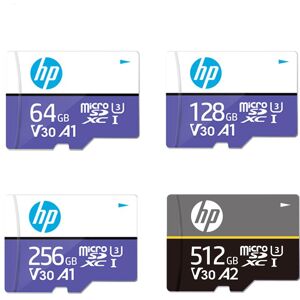 HP Micro SD 128/64GB Memory Card TF Cards 512 GB Flash Memory U3 4K Microsd for Tablet Smartphone