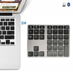 SeenDa 35keys Bluetooth-compati Numeric Keypad Wireless Rechargeable Number keyboard Pads Digital Keyboard for Tablet Laptop Accounting