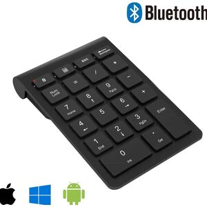 SeenDa Bluetooth Numeric Keypad Portable Wireless 22 Keys Keyboard External Number Pad for Laptop Tablet Notebook PC Desktop Accounting