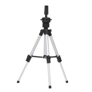 TOMTOP JMS Mini Tripod Stand Metal Adjustable Cosmetology Hairdressing Training Mannequin Head Wig Stand for