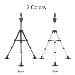TOMTOP JMS Wig Stand Tripod with Suction Cups Mini Adjustable Mannequin Head Stand Manikin Head Tripod Stand