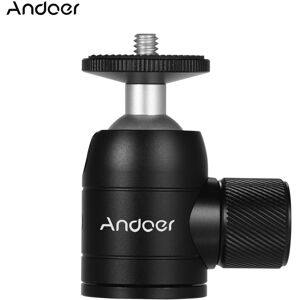 Andoer Tripod Ball Head 360 Degree Swivel Compatible with DSLR Camera Tripod Selfie Stick Monopod