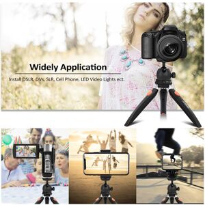 Andoer H20 Mini Tabletop Tripod Portable Foldable Phone Camera Tripod Stand with Removable Ball