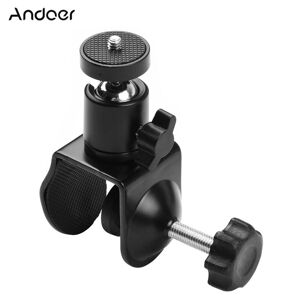 Andoer Super Clamp Mount U-shaped Fixing Clamp with Rotatable Ball Head for LED Light Camera
