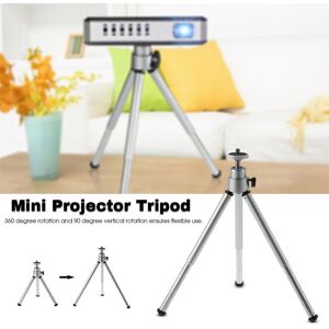 TOMTOP JMS Adjustable Portable Aluminum Tripod Stand Holder For Camera Mini Projector