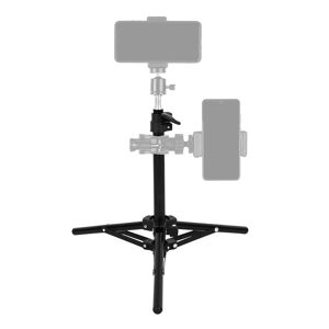 TOMTOP JMS Adjustable Video Light Stand Tripod Stand 2-section 50cm Payload 1.5KG with Universal 1/4-inch