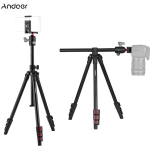 Andoer Q160H Portable Camera Tripod Horizontal Mount Professional Travel Tripod with 360 degrees  Panoramic