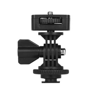 TOMTOP JMS Universal Adjustable Cold Hot Shoe Mount Adapter with 1/4" Screw for Viltrox and other Brands LED