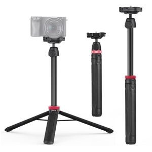Ulanzi video accessories Extendable Mini Tripod Stand Flexible Portable Selfie Stick with 360° Rotatable Ball Head Quick Release Plate Phone Clip Max. Load Bearing 1.5kg