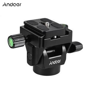 Andoer M-12 Monopod Tilt Head Panoramic Head with Quick Release Plate