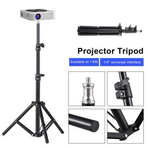 TOMTOP JMS Universal Projector Tripod Stand Stretchable Projector Bracket Aluminum Alloy Portable Holder 14