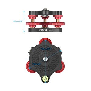 Andoer Tripod Leveling Base Bubble Level With 3/8" Screw for DSLR Camera Max.15kg