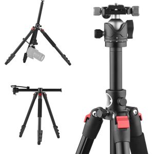 TOMTOP JMS Multi-functional Photography Tripod for Camera 170cm/ 67in Horizontal Tripod Stand Aluminum Alloy