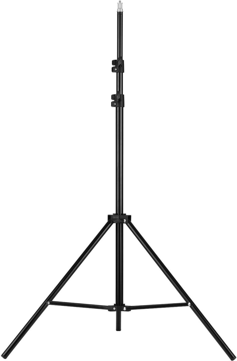 TOMTOP JMS Adjustable Metal Tripod Light Stand Max. Height 1.6M/5.2ft with 1/4 Inch Screw for Photography