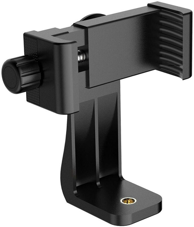 Electronic Component Tripod Mount Phone Clip Vertical Bracket 360 Degree Rotating Tripod Adapter