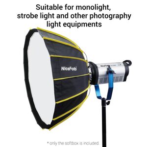 TOMTOP JMS NiceFoto 60cm / 23.6inch Portable Fast Installation Hexagonal Softbox with Soft Diffuser Cloth and