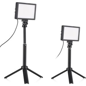 TOMTOP JMS 3 Packs 15W LED Video Light Set Desktop Photography Fill Light Bi-Color Temperature Adjustable