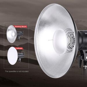 TOMTOP JMS 41cm Beauty Dish Reflector Strobe Lighting for Bowens Mount Speedlite Photogrophy Light Studio