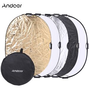 Andoer 90*120cm 5in1 Disc Circular Photography Studio Video Light Reflector