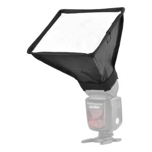 TOMTOP JMS 17 * 15cm/ 6.7 * 6in Mini Universal Camera Flash Softbox Speedlite Diffuser Foldable with Carry Bag