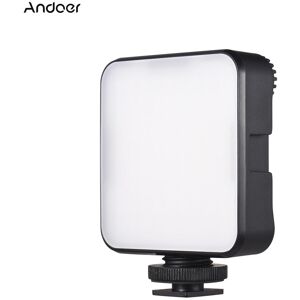 Andoer ST81 Pocket Rechargeable LED Video Light Photography Fill Light 2500K-9000K Bi-color