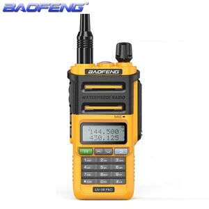 BaoFeng Walkie-Talkies 2PCS Baofeng UV-9R Pro Powerful IP68 Waterproof Walkie Talkie 50KM Handheld Transceiver UHF VHF Dual Band Radio Upgrade of UV-9R Plus