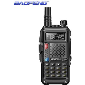 BaoFeng Walkie-Talkies 1PC Baofeng FF-12P 5R PLUS 8W UHF VHF Walkie-Talkie 5W Portable Radio Police Scanner Two-Way Radio Transmitter Transceiver